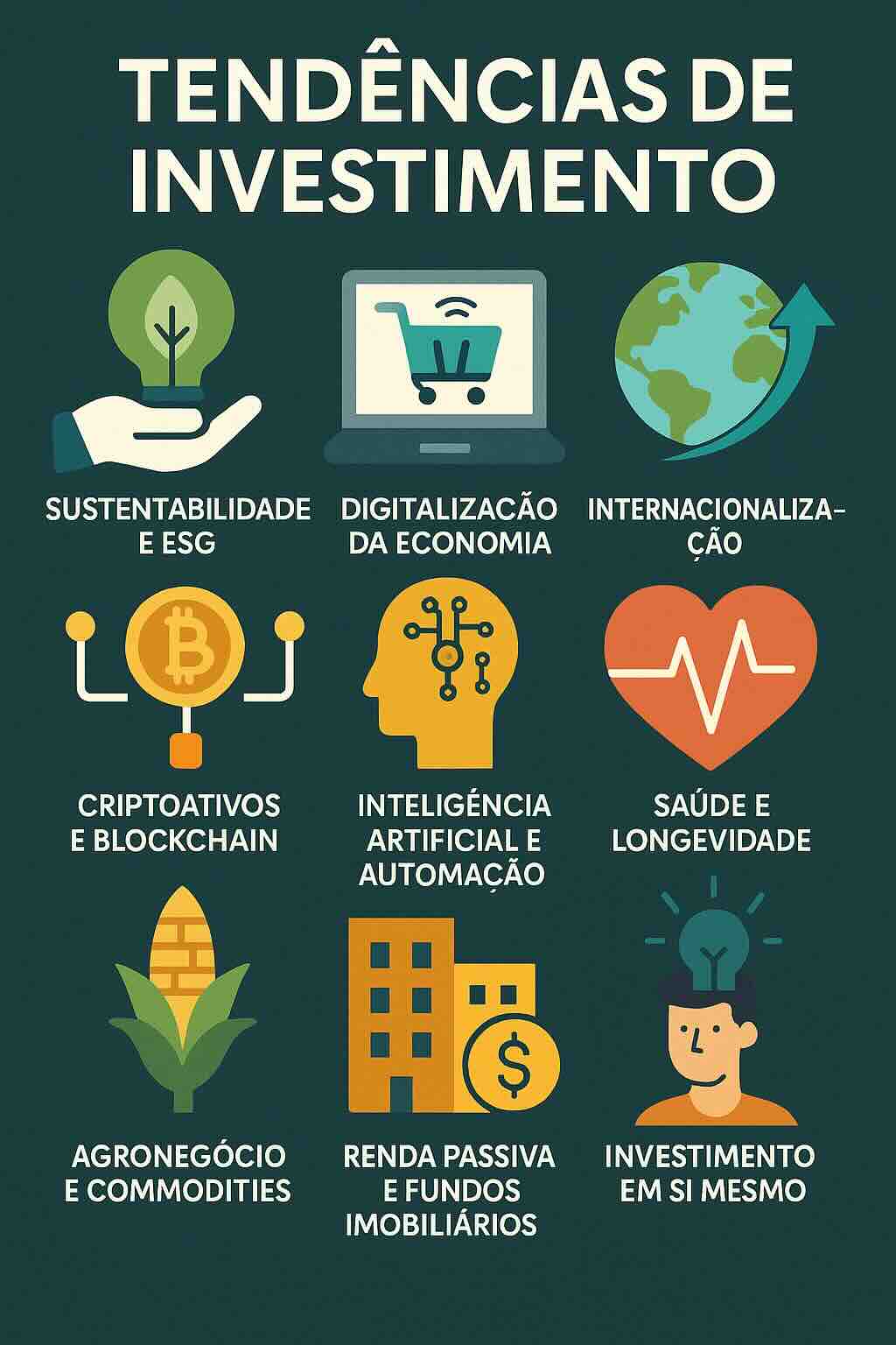 Tendências de investimento para os próximos anos